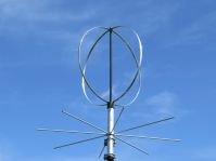 145 MHz Eggbeater-Antenne mit Reflektor